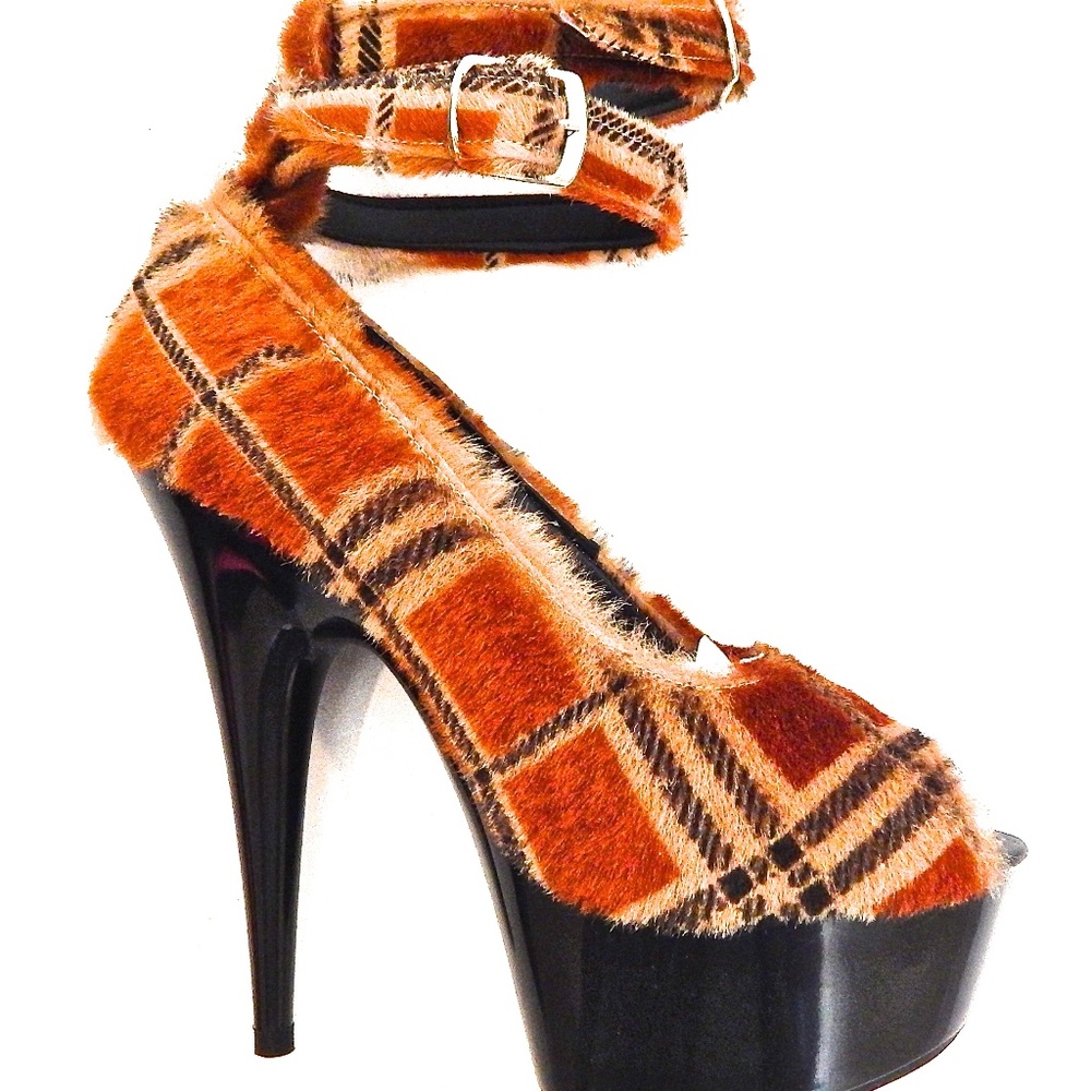 Gasoline Glamour Double Agent Peep Toe Pumps Worn